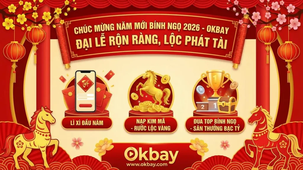 Ưu đãi mừng đại lễ và Tết Nguyên Đán 2026 Okbay
