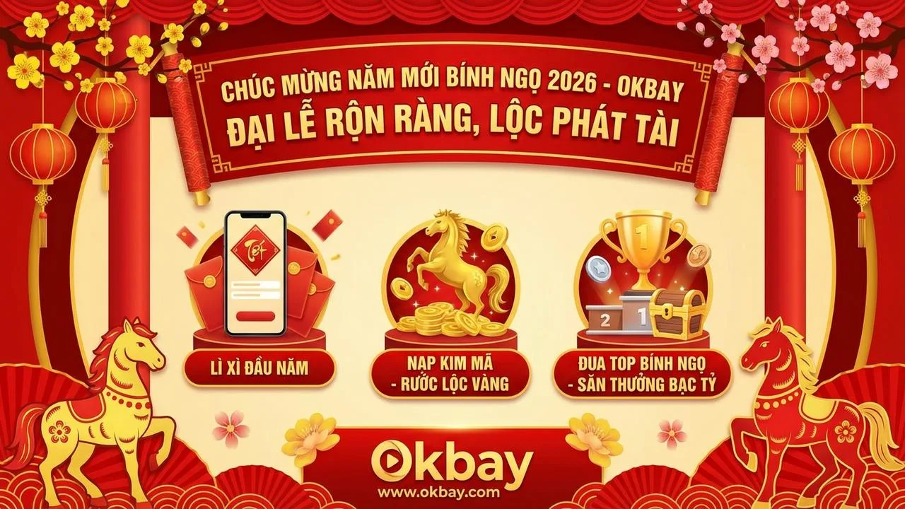 Ưu đãi mừng đại lễ và Tết Nguyên Đán 2026 Okbay