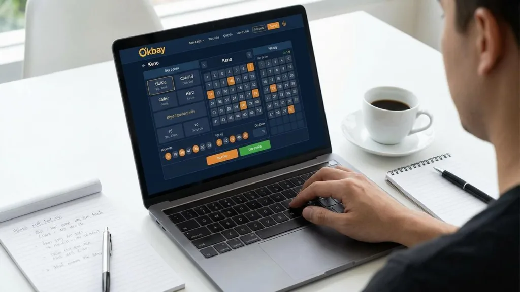 Mẹo chơi xổ số Keno dễ trúng cho người mới Okbay