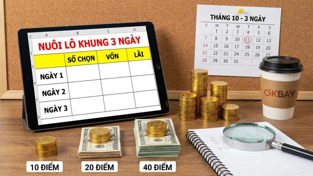 Phương pháp nuôi lô khung 3 ngày hiệu quả cao Okbay