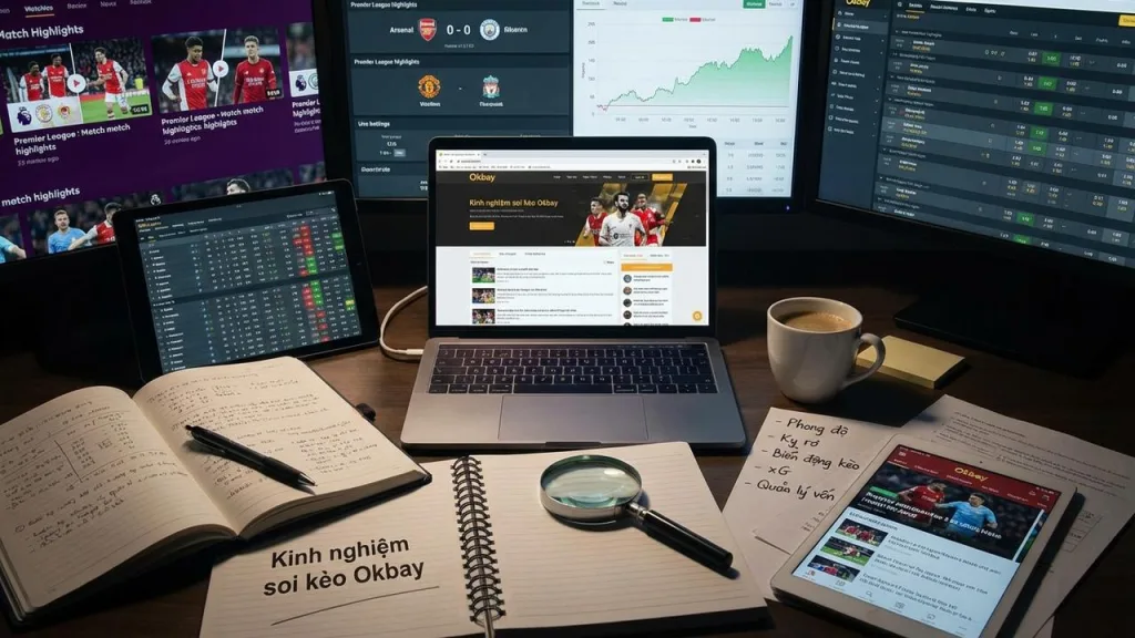 Kinh nghiệm soi kèo Ngoại hạng Anh chuẩn xác Okbay