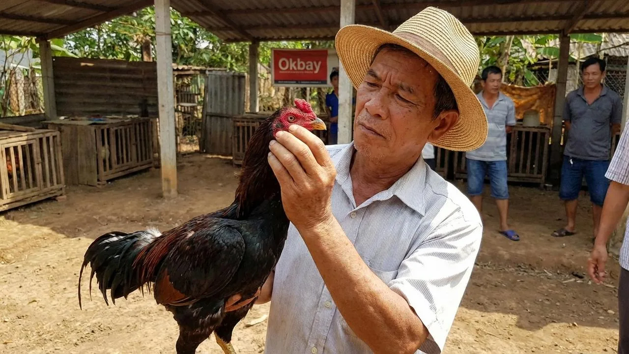 Bí quyết xem tướng gà chọi cực chuẩn từ chuyên gia Okbay